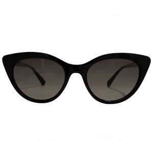 Warby Parker Black Cat Eye Sunglasses with Case & Cleaning Cloth